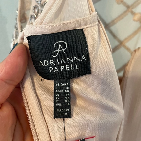 Adrianna Pappell, Women’s Formal Dress Size 8 NWT Prom Petal Pink Wedding Guest - Picture 11 of 12